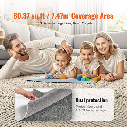 Non Slip Rug Pad Gripper 8' x 10' Carpet Mat 0.24" Thick for All Floor V952-FHDTDBFHWFHQ4J9I6V0