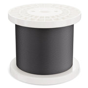 T316 Stainless Steel Cable 3.18mm 7x7 Steel Wire Rope 152.4m Cable Railing V952-FHGSSFH31618GCIQIV0