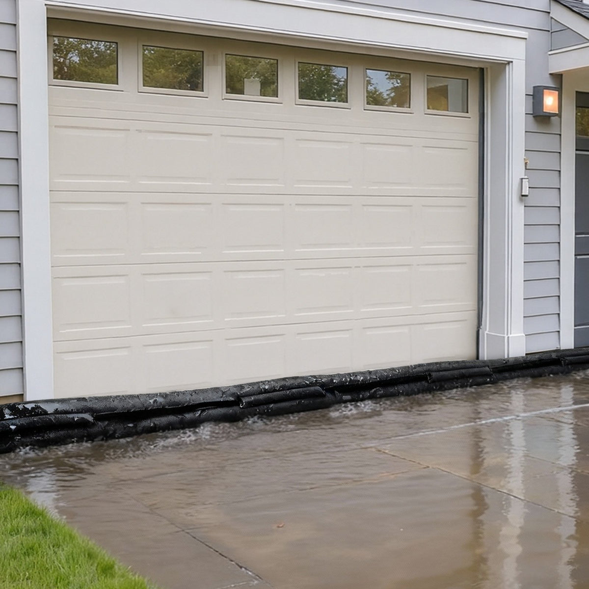 Flood Barrier, 8 Pack, 480 x 435 mm Flood Bags Activated by Water, Reusable Water Absorbent Barrier, Sandless V952-FHPZ8PCS520COIQQ1002V0