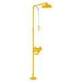 Emergency Shower Eye Wash Station, 34.25 x 15.75 x 91.73 Inch 304 Stainless Steel Eyewash and Shower V952-FHSXYQ20241JUBKCE001V0