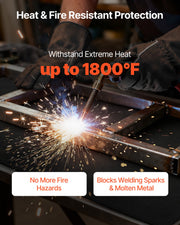 Carbon Felt Welding Blanket, 1016mm x 1016mm Flame Retardant Welding Blanket, Up to 1800 degrees F Heat V952-FHTZT4040INC2GWCV001V0