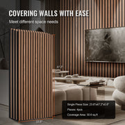 Wood Slat Acoustic Panels 23.6 x 47.2 inch for Modern Wall Decor Walnut V952-FHXWBTQBHTMLN2P64V0