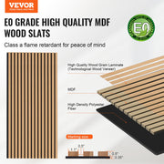 Wood Slat Acoustic Panels 23.6 x 47.2 inch for Modern Wall Decor Light Oak V952-FHXWBTQBQXMLK696CV0