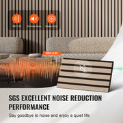 Wood Slat Acoustic Panels, 7.9 x 94.5 inch, MDF Accent Wooden Wall Panels for Modern Interior Wall Decor, V952-FHXWBTQBYML7LX06FV0