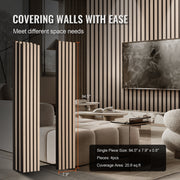 Wood Slat Acoustic Panels, 7.9 x 94.5 inch, MDF Accent Wooden Wall Panels for Modern Interior Wall Decor, V952-FHXWBTQBYML7LX06FV0