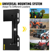 Universal Skid Steer Mount Plate 6.35mmThick Skid Steer Plate Attachment1360.78kgWeight Capacity Quick Attach V952-FHZXAZBHS-XK2OXX7V0