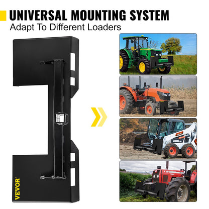Universal Skid Steer Mount Plate 6.35mmThick Skid Steer Plate Attachment1360.78kgWeight Capacity Quick Attach V952-FHZXAZBHS-XK2OXX7V0
