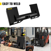 Universal Skid Steer Mount Plate 6.35mmThick Skid Steer Plate Attachment1360.78kgWeight Capacity Quick Attach V952-FHZXAZBHS-XK2OXX7V0