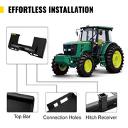 Universal Skid Steer Mount Plate 6.35mmThick Skid Steer Plate Attachment1360.78kgWeight Capacity Quick Attach V952-FHZXAZBHS-XK2OXX7V0