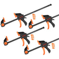 Bar Clamps for Woodworking, 2-Pack 30.48 cm and 2-Pack 15.24 cm, One-Handed Clamp/Spreader, Quick-Grip V952-FJ12INCH4KSJRPXDA002V0