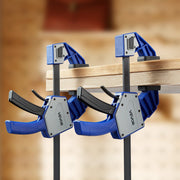 Bar Clamps for Woodworking, 2-Pack 60.96 cm One-Handed Clamp/Spreader, Quick-Grip F-Clamp with 154 kg Load V952-FJ24INCH2GKSW13LH002V0