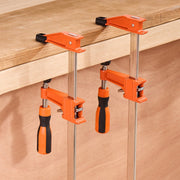 Bar Clamps for Woodworking, 2-Pack 610 mm Opening, Lockable F-Clamp with 272 kg Load Limit, 63.5 mm Depth, V952-FJ24INCH2GZTLIK3X001V0
