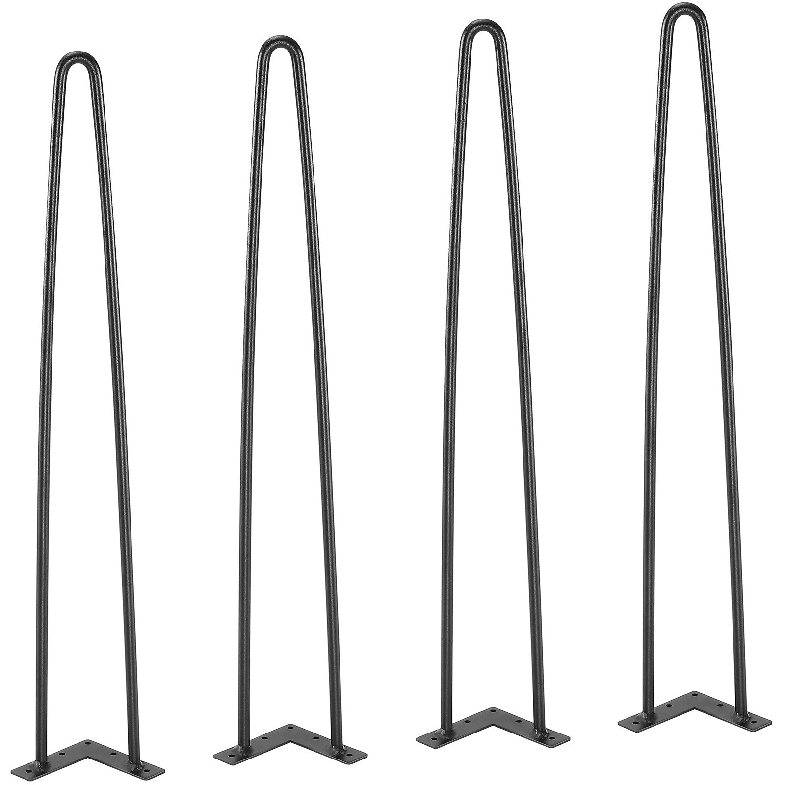 711.2MM Hairpin Furniture Legs, Metal Home DIY Projects for Nightstand, Coffee Table, Desk, 226.8KG Load V952-FJ2GZT28YC1205ROLV0