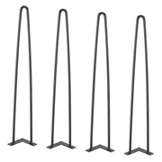 711.2MM Hairpin Furniture Legs, Metal Home DIY Projects for Nightstand, Coffee Table, Desk, 226.8KG Load V952-FJ2GZT28YC1205ROLV0
