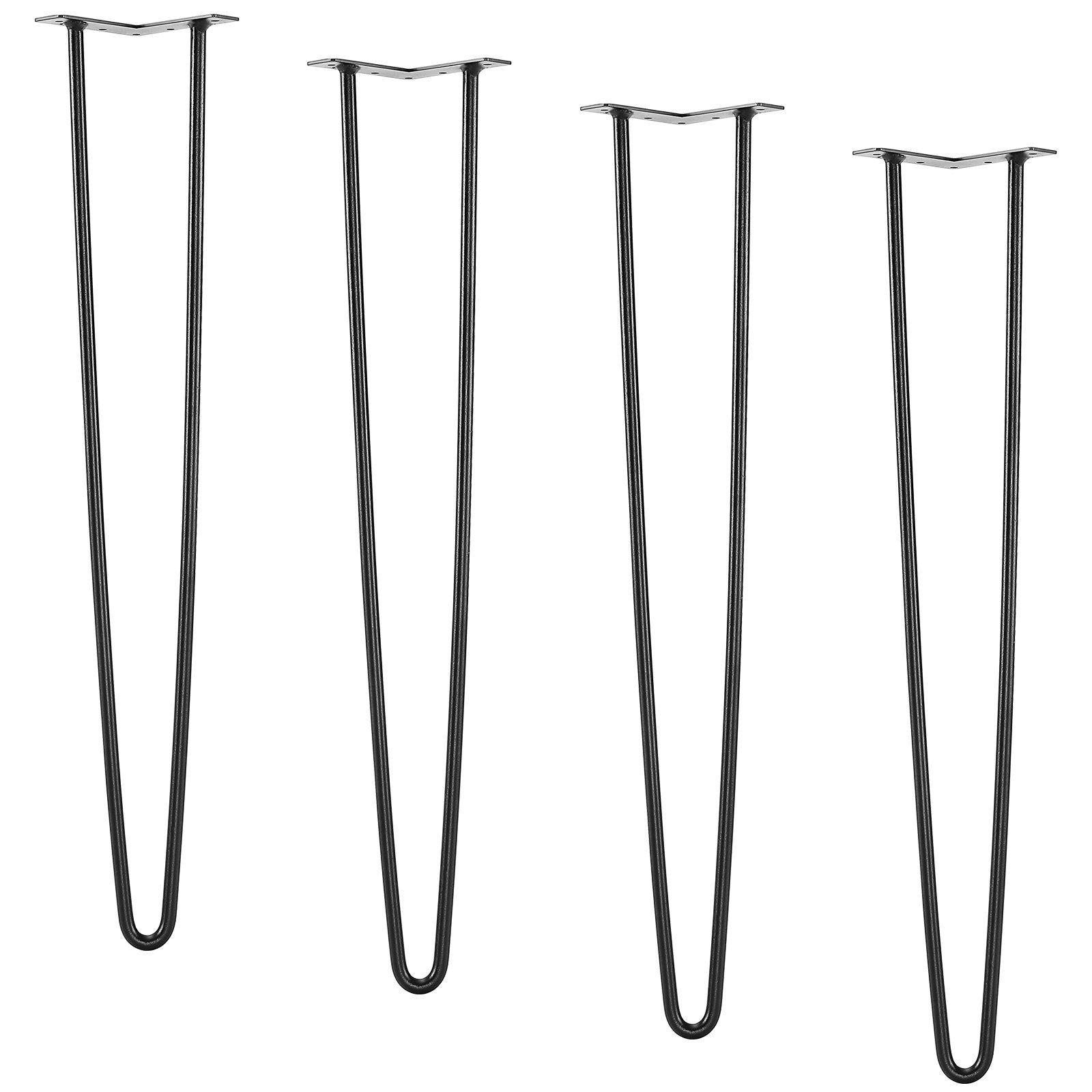 711.2MM Hairpin Furniture Legs, Metal Home DIY Projects for Nightstand, Coffee Table, Desk, 226.8KG Load V952-FJ2GZT28YC1205ROLV0