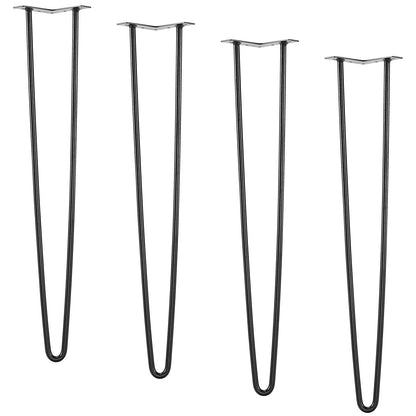 711.2MM Hairpin Furniture Legs, Metal Home DIY Projects for Nightstand, Coffee Table, Desk, 226.8KG Load V952-FJ2GZT28YC1205ROLV0
