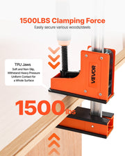 Bar Clamps for Woodworking, 2-Pack 76.2 cm Parallel Clamp Set, F-Clamp with 680 kg Load Limit, Even Pressure, V952-FJ30INCH2GPXIMF6O001V0