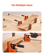 Bar Clamps for Woodworking, 2-Pack 76.2 cm Parallel Clamp Set, F-Clamp with 680 kg Load Limit, Even Pressure, V952-FJ30INCH2GPXIMF6O001V0