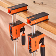 Bar Clamps for Woodworking, 2-Pack 76.2 cm Parallel Clamp Set, F-Clamp with 680 kg Load Limit, Even Pressure, V952-FJ30INCH2GPXIMF6O001V0