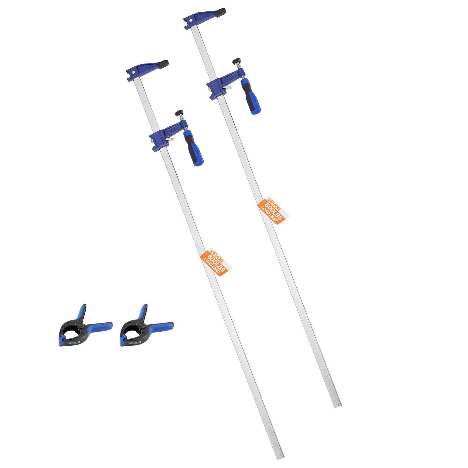 Bar Clamps for Woodworking, 2-Pack 91.4 cm Opening, Lockable F-Clamp with 272 kg Load Limit,63.5 mm Depth, V952-FJ36INCH2GZTY7VBV001V0