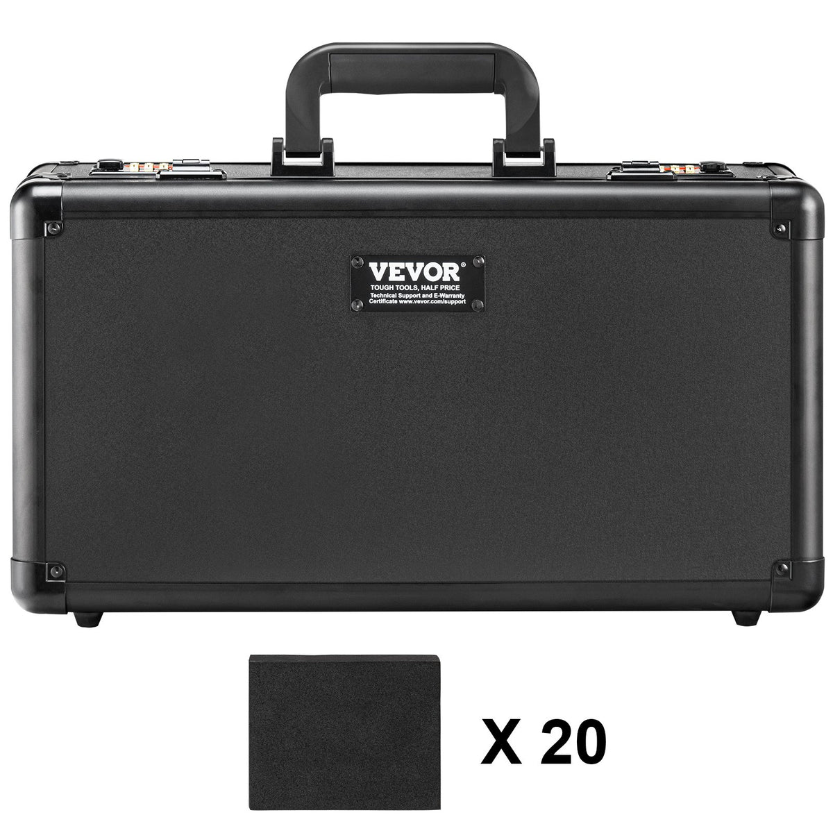 Graded Card Storage Box, 4 Slots, Graded Sports Cards Holder Carrying Case with Coded Lock Foam Dividers, for V952-FJKSNHMMS108T371IV0