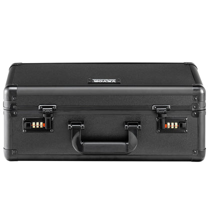 Graded Card Storage Box, 4 Slots, Graded Sports Cards Holder Carrying Case with Coded Lock Foam Dividers, for V952-FJKSNHMMS108T371IV0