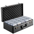 Graded Card Storage Box, 5 Slots, Graded Sports Cards Holder Carrying Case with Coded Lock Foam Dividers, for V952-FJKSNHMMS162LU13NV0