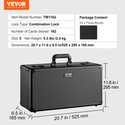 Graded Card Storage Box, 5 Slots, Graded Sports Cards Holder Carrying Case with Coded Lock Foam Dividers, for V952-FJKSNHMMS162LU13NV0