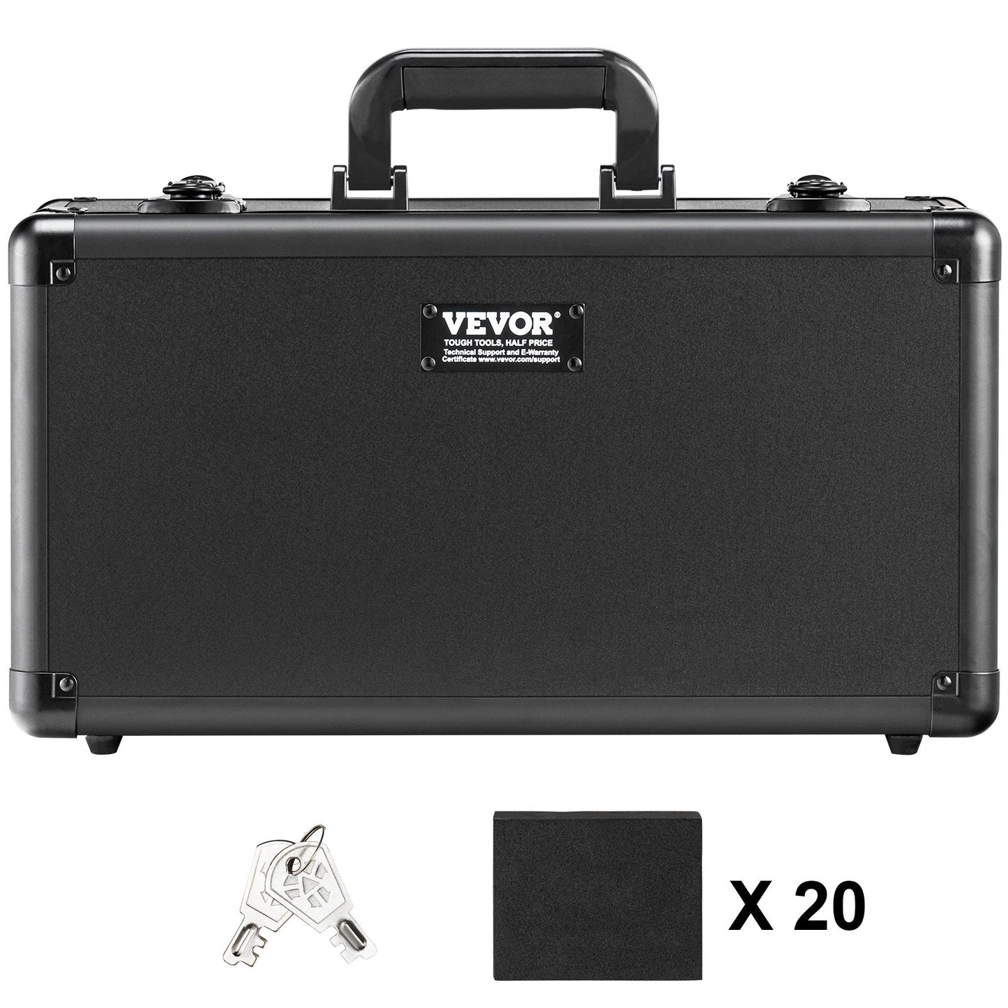Graded Card Storage Box, 4 Slots, Graded Sports Cards Holder Carrying Case with Key Lock Foam Dividers, for V952-FJKSNHYCSKK1V3VTKV0