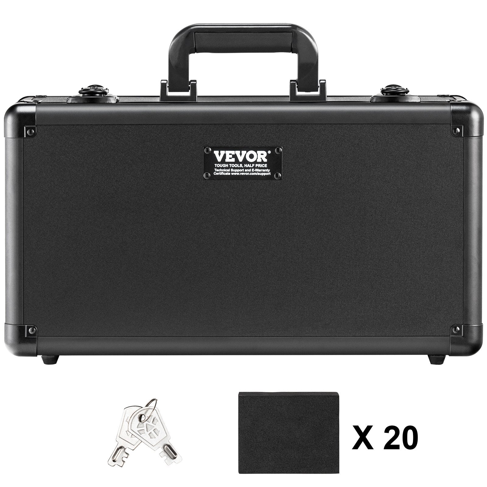 Graded Card Storage Box, 4 Slots, Graded Sports Cards Holder Carrying Case with Key Lock Foam Dividers, for V952-FJKSNHYCSKK1V3VTKV0