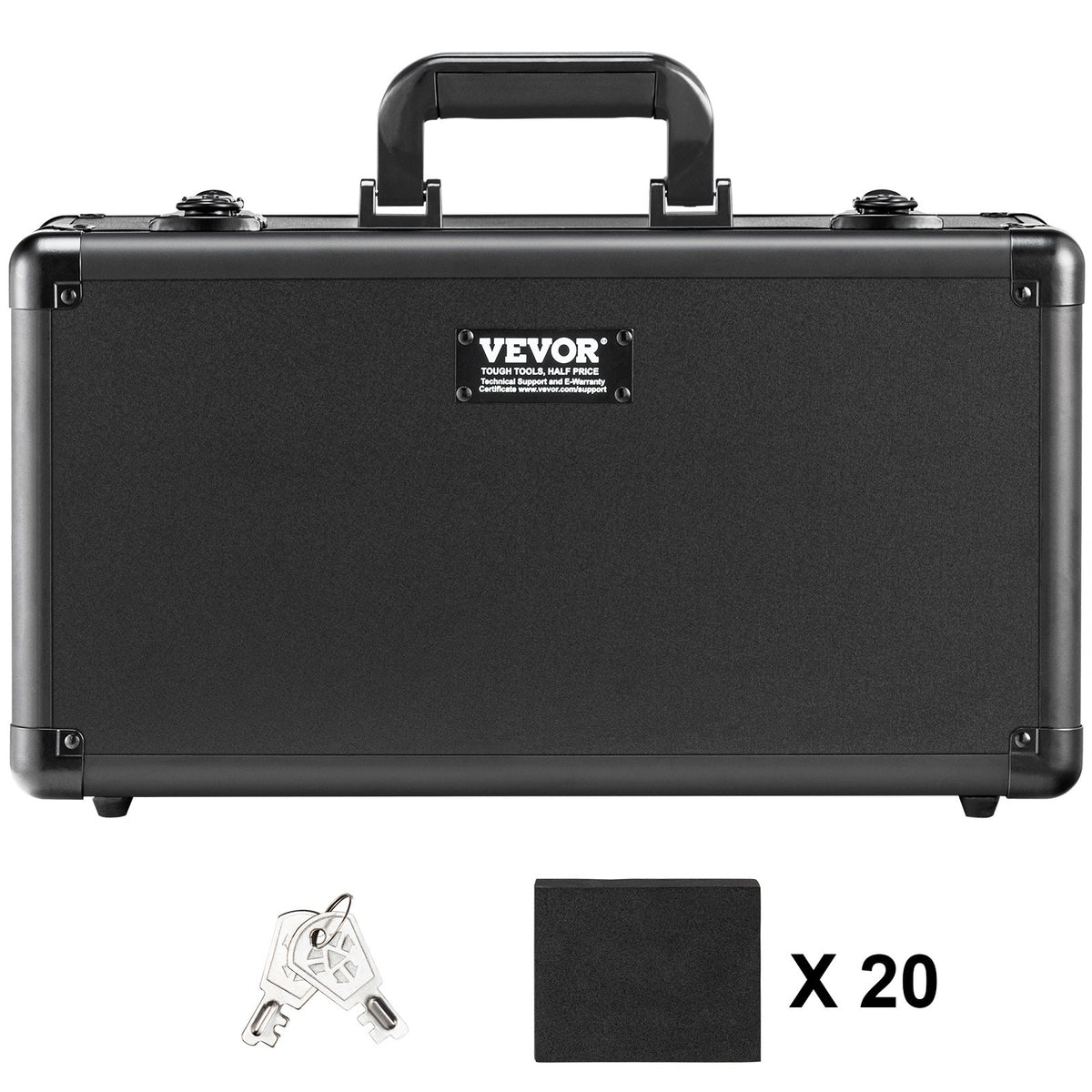 Graded Card Storage Box, 4 Slots, Graded Sports Cards Holder Carrying Case with Key Lock Foam Dividers, for V952-FJKSNHYCSKK1V3VTKV0