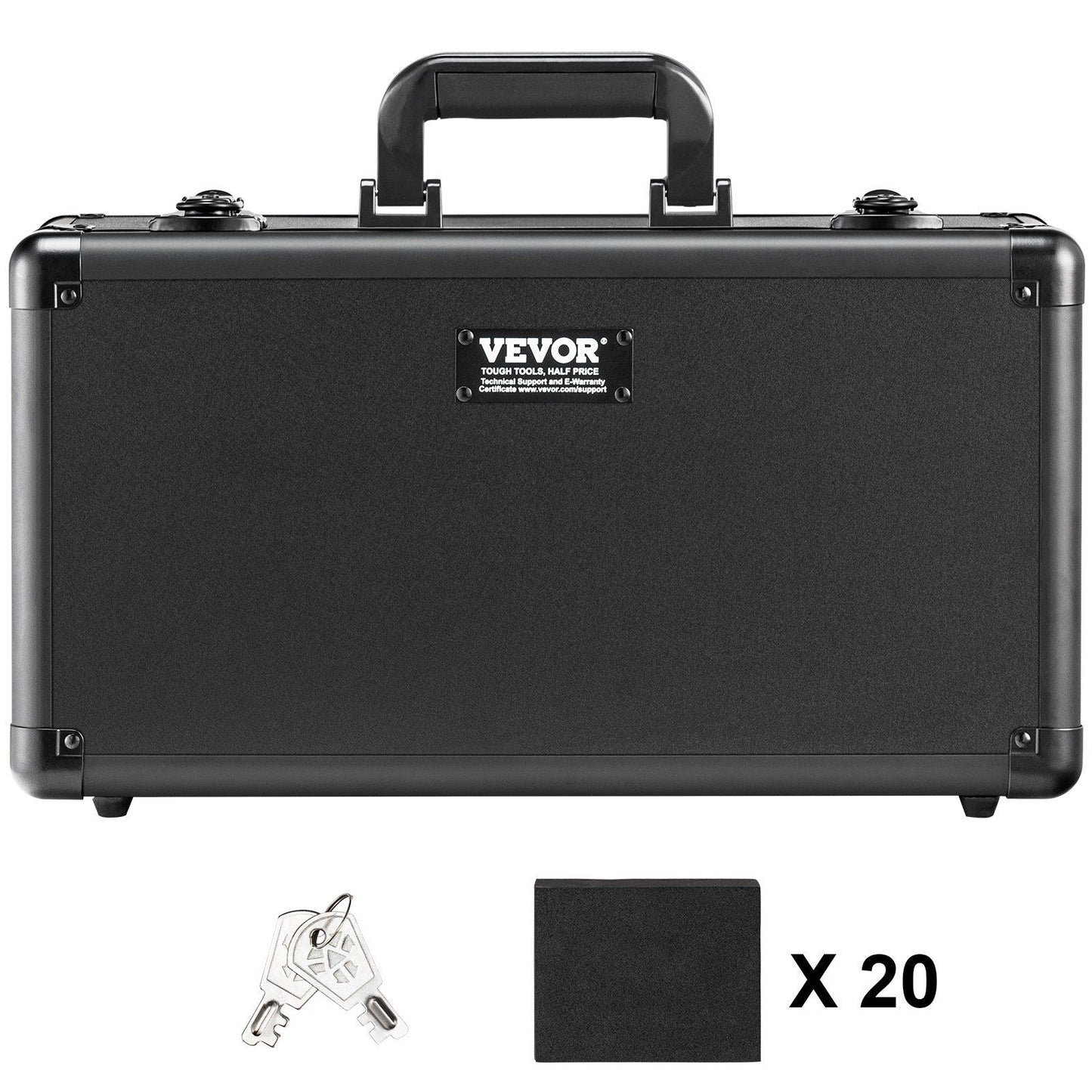 Graded Card Storage Box, 4 Slots, Graded Sports Cards Holder Carrying Case with Key Lock Foam Dividers, for V952-FJKSNHYCSKK9N54I7V0