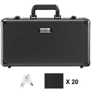 Graded Card Storage Box, 4 Slots, Graded Sports Cards Holder Carrying Case with Key Lock Foam Dividers, for V952-FJKSNHYCSKK9N54I7V0