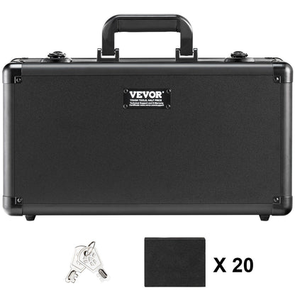 Graded Card Storage Box, 4 Slots, Graded Sports Cards Holder Carrying Case with Key Lock Foam Dividers, for V952-FJKSNHYCSKK9N54I7V0