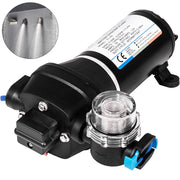 Water Pressure Diaphragm Pump, 12V FL-40 High Pressure Diaphragm Water Pump, 40PSI Automatic Self Priming V952-FL-40GMB12V000001V0