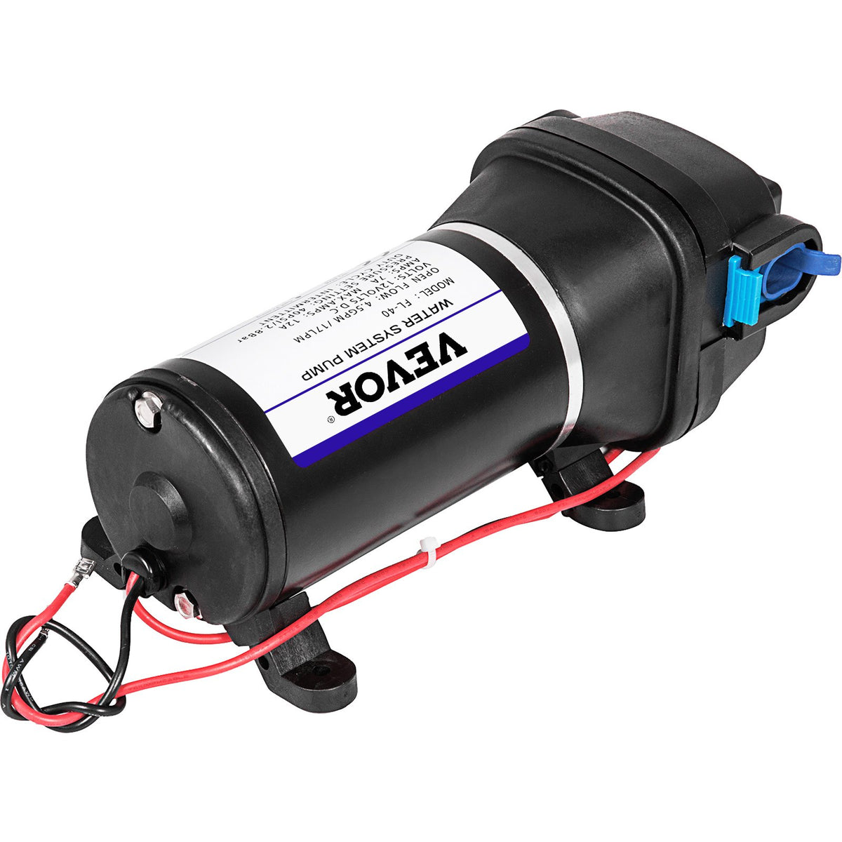 Water Pressure Diaphragm Pump, 12V FL-40 High Pressure Diaphragm Water Pump, 40PSI Automatic Self Priming V952-FL-40GMB12V000001V0