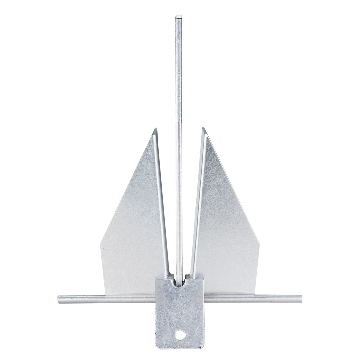 Fluke Anchor 8.5 LBS Galvanized Steel Boat Anchor Chain Rop Two Shackles V952-FLKMYJTDXG85OW4WUV0