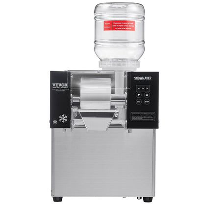 Commercial Snowflake Ice Machine, 176.4LBS/24H Snowflake Ice Maker, Stainless Steel Ice Shaver Machine, V952-FLXNBJFLLEDPEG7B6V3