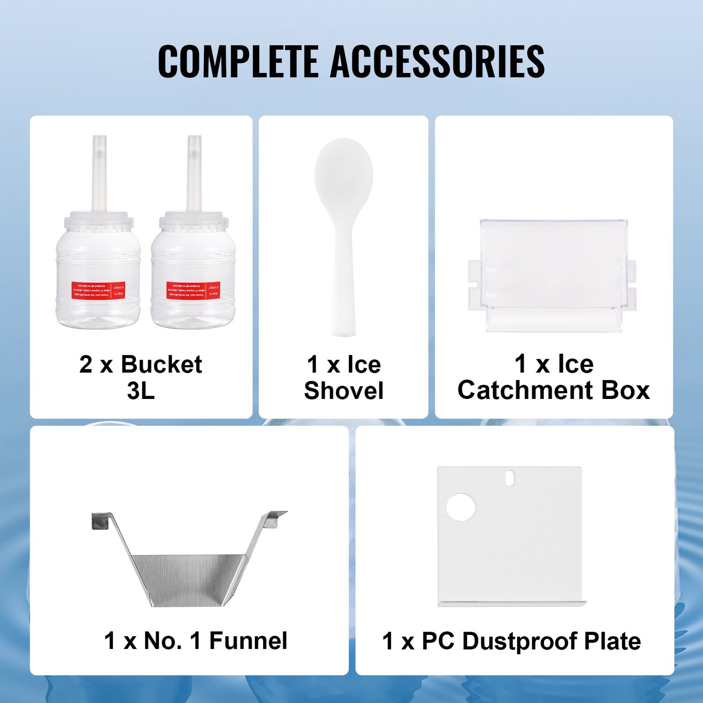 Commercial Snowflake Ice Machine, 276LBS/24H Snowflake Ice Maker, Stainless Steel Ice Shaver Machine, V952-FLXNBJFLLEDPOLJG2V3