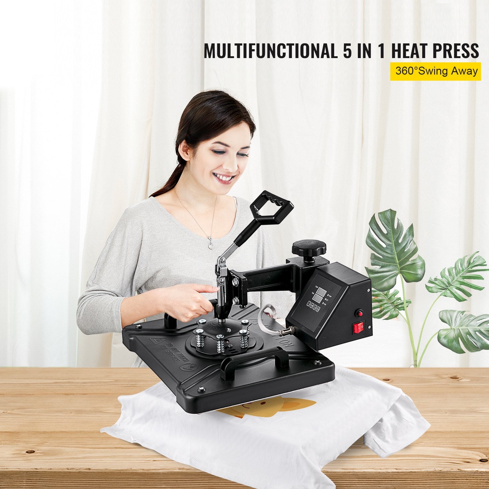 New Digital Clamshell 12" X 15" (29 X 38cm) Heat Transfer Press T-Shirt Sublimation Machine V952-FM1151DGNTHJ00001V3