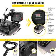 New Digital Clamshell 12" X 15" (29 X 38cm) Heat Transfer Press T-Shirt Sublimation Machine V952-FM1151DGNTHJ00001V3