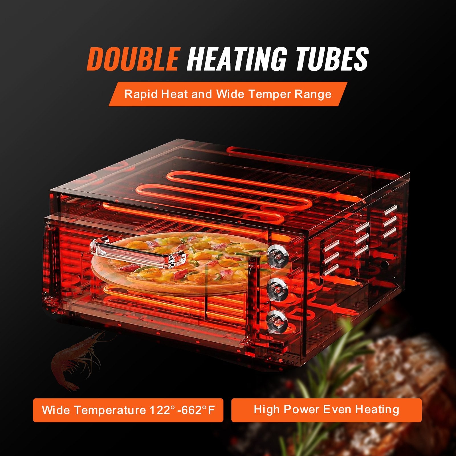 Commercial Countertop Pizza Oven Electric Pizza Oven for 16" Pizza Indoor V952-FMDRPSLDCSXNPGHLVV3