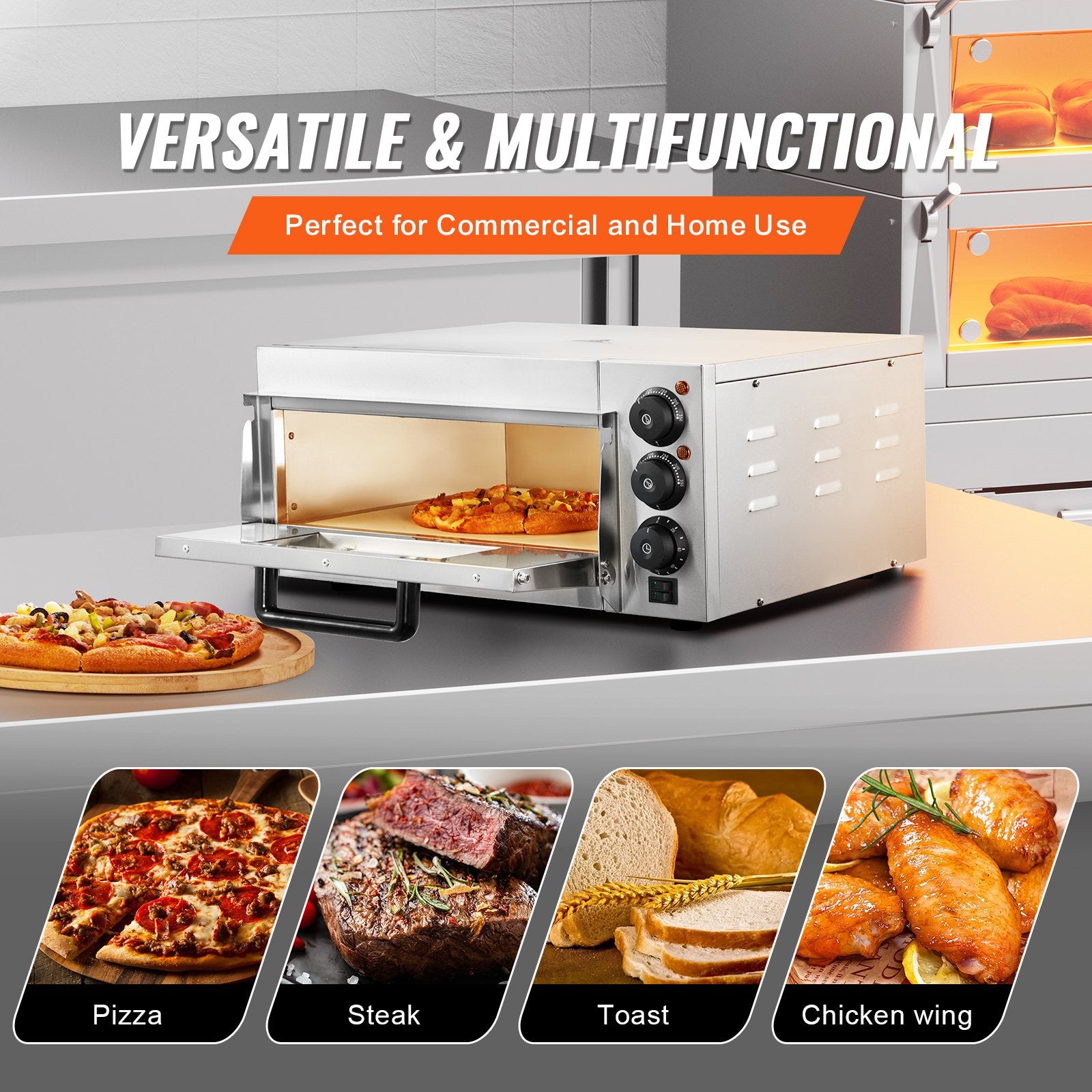 Commercial Countertop Pizza Oven Electric Pizza Oven for 16" Pizza Indoor V952-FMDRPSLDCSXNPGHLVV3
