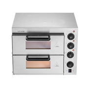 Commercial Pizza Oven Countertop, 14-Inch Double Deck Layer, Stainless Steel Electric Pizza Oven with Stone V952-FMDRPSLSCSXNVZD4XV3