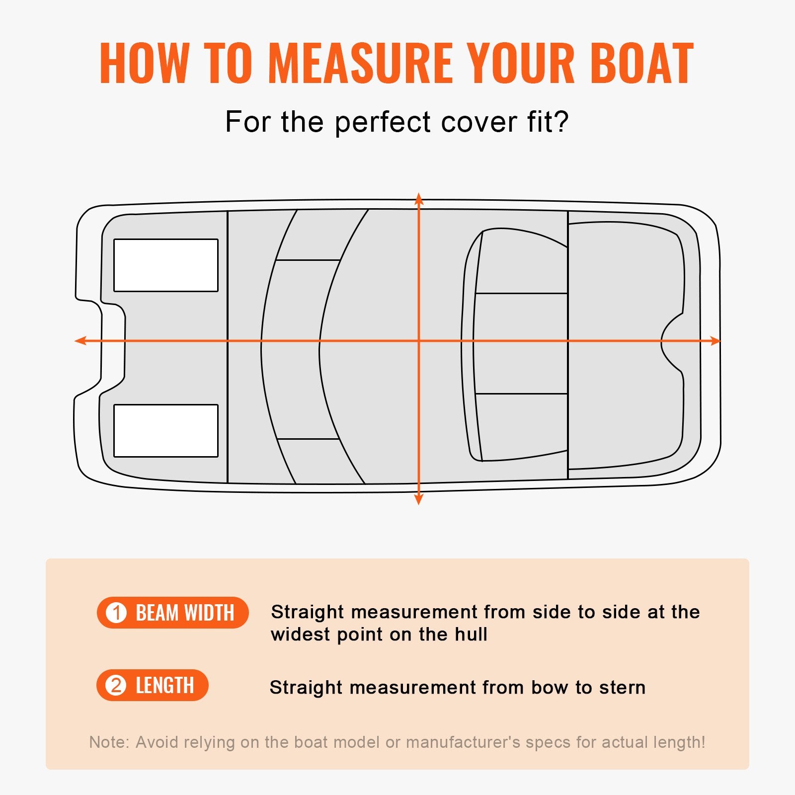 Pontoon Boat Cover 800D Waterproof Trailerable 19-20 ft with Storage Bag V952-FQCZX800D192KHIYZV0