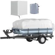 Pontoon Boat Cover, Fit for 17\'-20\' Boat, Heavy Duty 600D Marine Grade Oxford Fabric, UV Resistant V952-FQCZYCYCB21245KUNV0