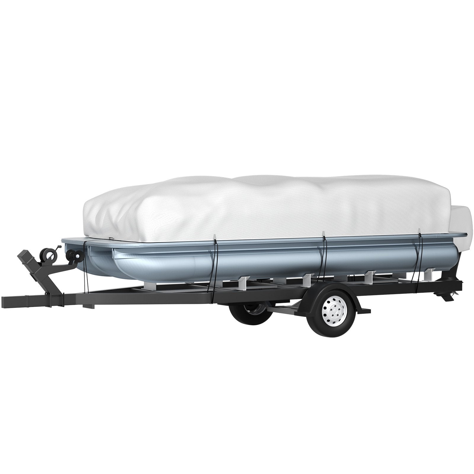 Pontoon Boat Cover, Fit for 25\'-28\' Boat, Heavy Duty 600D Marine Grade Oxford Fabric, UV Resistant V952-FQCZYCYCB2528M0J5V0