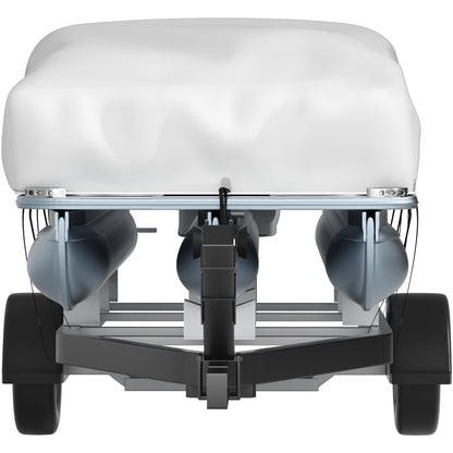 Pontoon Boat Cover, Fit for 25\'-28\' Boat, Heavy Duty 600D Marine Grade Oxford Fabric, UV Resistant V952-FQCZYCYCB2528M0J5V0