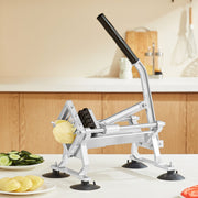 Commercial Vegetable Slicer, 1/2 inch Fruit Slicer, Stainless Steel and Aluminum Alloy Vegetable Cutter V952-FQQPJWS316INZRLGOV0