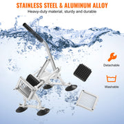 Commercial Vegetable Slicer, 3/8 inch Fruit Slicer, Stainless Steel and Aluminum Alloy Vegetable Cutter V952-FQQPJWS38INCMIPZFV0